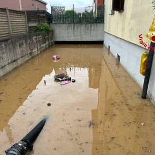 Gli allagamenti causati dalle violenti piogge