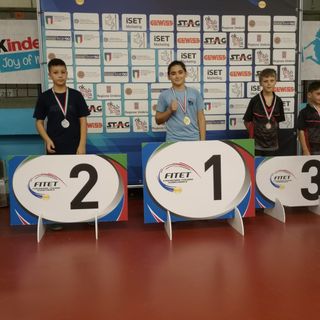 Tennistavolo, primo torneo nazionale giovanile e prima vittoria stagionale di Gabriel Deleraico