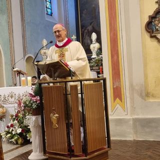 Balossa Bigli: il vescovo in visita alla chiesa parrocchiale