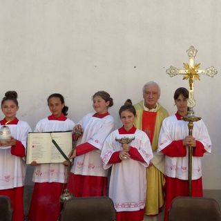 La festa di ieri mattina a Ottobiano