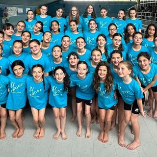 Le sincronette dell'H2Sport Vigevano al trofeo Campus Aquae di Pavia