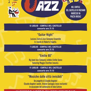 Dal 6 all’11 luglio la settima edizione  di “A Vigevano Jazz” con Emilio Soana, Luciano Zadro,  la Big Band Jazz Company e Claudio Angeleri