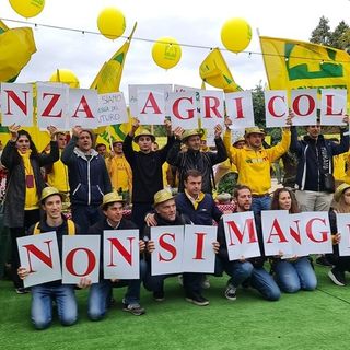 Coldiretti, in piazza a Milano centinaia di contadini