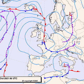 Previsioni meteo per mercoledì 13, giovedì 14, venerdì 15 (ottobre)