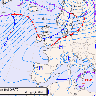 Previsioni meteo per martedì 14, mercoledì 15, giovedì 16 (gennaio)