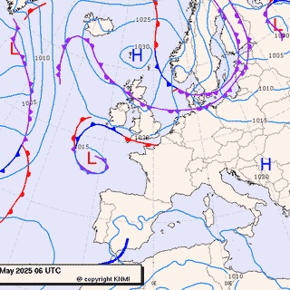Previsioni meteo per mercoledì 14, giovedì 15, venerdì 16 (maggio)