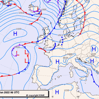 Previsioni meteo per domenica 16, lunedì 17, martedì 18 (gennaio)