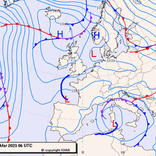 Previsioni meteo per mercoledì 1, giovedì 2, venerdì 3 (marzo)