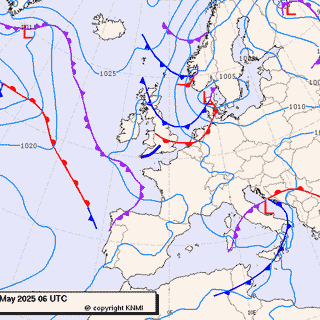 Previsioni meteo per mercoledì 21, giovedì 22, venerdì 23 (maggio)
