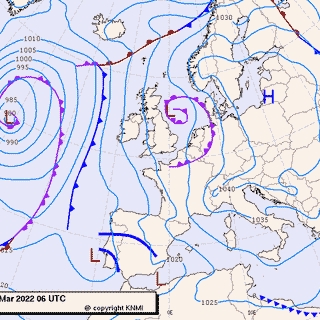 Previsioni meteo per lunedì 21, martedì 22, mercoledì 23 (marzo)