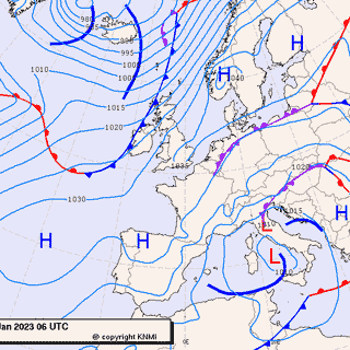 Previsioni meteo per domenica 22, lunedì 23, martedì 24 (gennaio)