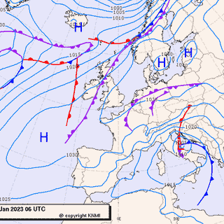 Previsioni meteo per lunedì 23, martedì 24, mercoledì 25 (gennaio)
