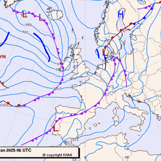 Previsioni meteo per giovedì 23, venerdì 24, sabato 25 (gennaio)
