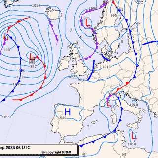 Previsioni meteo per sabato 23, domenica 24, lunedì 25 (settembre)