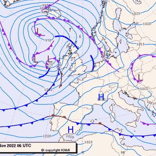 Previsioni meteo per giovedì 24, venerdì 25, sabato 26 (novembre)