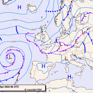Previsioni meteo per lunedì 25, martedì 26, mercoledì 27 (aprile)
