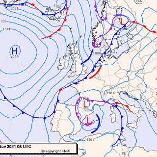 Previsioni meteo per giovedì 25, venerdì 26, sabato 27 (novembre)