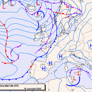 Previsioni meteo per lunedì 25, martedì 26, mercoledì 27 (ottobre)
