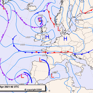 Previsioni meteo per lunedì 26, martedì 27, mercoledì 28 (aprile)