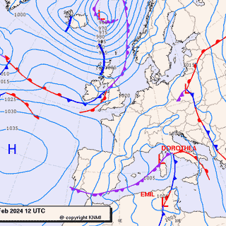 Previsioni meteo per martedì 27, mercoledì 28, giovedì 29 (febbraio)