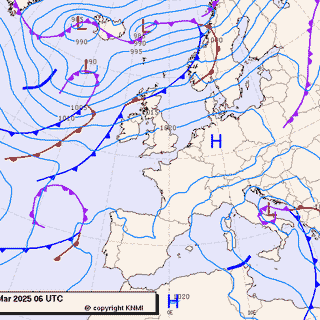 Previsioni meteo per giovedì 27, venerdì 28, sabato 29 (marzo)