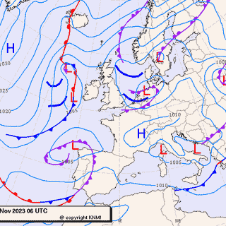 Previsioni meteo per mercoledì 29, giovedì 30, venerdì 1 (novembre-dicembre)