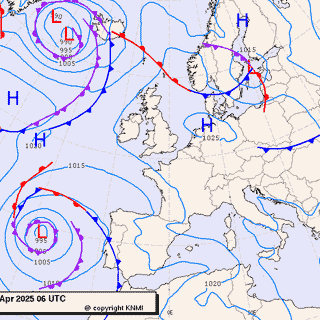 Previsioni meteo per mercoledì 30, giovedì 1, venerdì 2 (aprile-maggio)