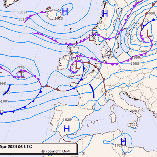 Previsioni meteo per mercoledì 3, giovedì 4, venerdì 5 (aprile)