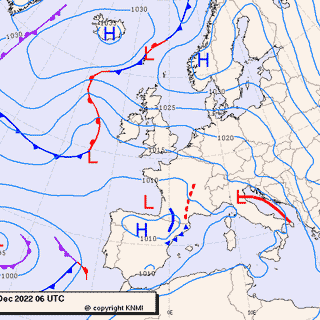 Previsioni meteo per domenica 4, lunedì 5, martedì 6 (dicembre)