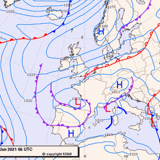 Previsioni meteo per lunedì 4, martedì 5, mercoledì 6 (gennaio)