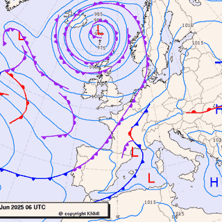 Previsioni meteo per mercoledì 4, giovedì 5, giovedì 6 (giugno)