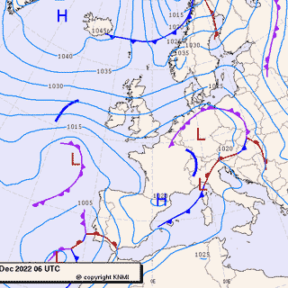 Previsioni meteo per lunedì 5, martedì 6, mercoledì 7 (dicembre)