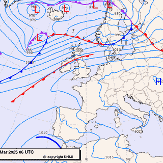 Previsioni meteo per mercoledì 5, giovedì 6, venerdì 7 (marzo)