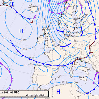 Previsioni meteo per martedì 6, mercoledì 7, giovedì 8 (aprile)