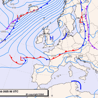 Previsioni meteo per giovedì 6, venerdì 7, sabato 8 (febbraio)