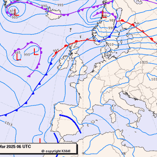Previsioni meteo per giovedì 6, venerdì 7, sabato 8 (marzo)