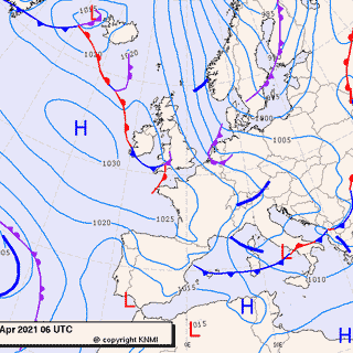 Previsioni meteo per mercoledì 7, giovedì 8, venerdì 9 (aprile)