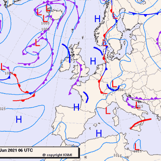 Previsioni meteo per lunedì 7, martedì 8, mercoledì 9 (giugno)