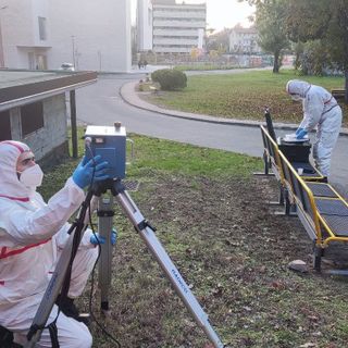 Esercitazione al reattore Lena dell'Università di Pavia, simulata dai Vigili del fuoco un'emergenza nucleare