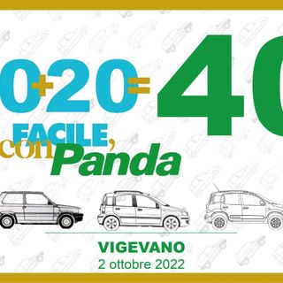 Vigevano: domenica 2 ottobre un mega-raduno per i 40 anni di Fiat Panda