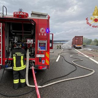 Casei Gerola: incendio tir alimentato a gas naturale, la nota della Milano Serravalle-Milano Tangenziali S.p.A