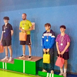 Tennistavolo, torneo open assoluto, ancora grande prova di Alessandro Peluso. Sul podio a Villadossola