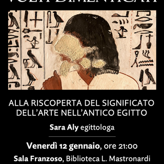 Vigevano: l'egittologa Sara Aly presenta &quot;Volti dimenticati&quot;, alla riscoperta del significato dell’arte nell’Antico Egitto