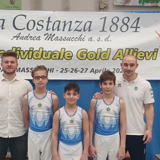 Ginnastica: Camera, Forini e Mazzola (La Costanza Massucchi Mortara) conquistano il pass per le finali nazionali del campionato allievi gold