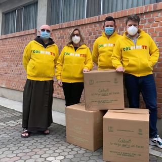 Coldiretti, i pacchi alimentari consegnati anche a Vigevano