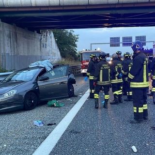 Gravissimo incidente in autostrada: al lavoro i mezzi di soccorso vercellesi