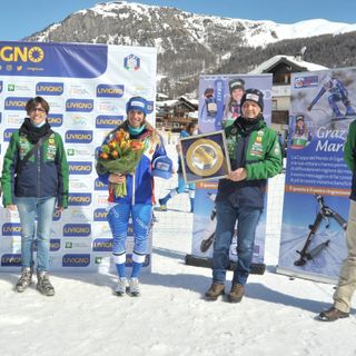 Cancro Primo Aiuto ha premiato la campionessa di sci Marta Bassino