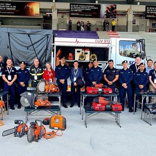 Il Vigile del fuoco Richard Bordoni (comando di Pavia) al meeting INSARAG dei Team Leader USAR a Singapore