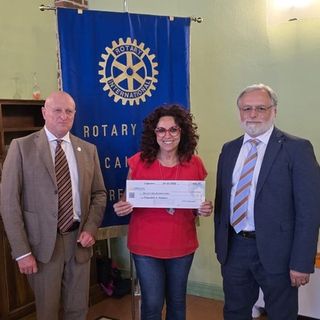 Vigevano, Rotary Club Cairoli sostiene l’associazione "La Chiocciola" con una donazione di 1.500 euro