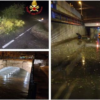 Maltempo, 160 interventi dei Vigili del fuoco in Lombardia